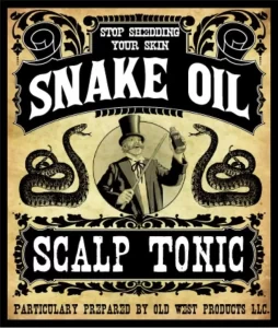 marketers are sometimes maligned as sophisticated avatars of snake oil salespeople